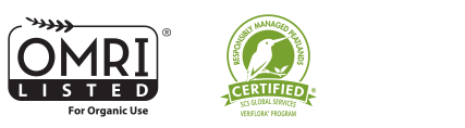 OMRI and Veriflora Certifications